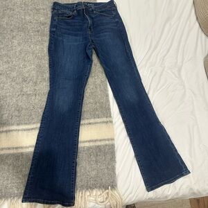American Eagle Outfitters Dark Blue Flare Jeans